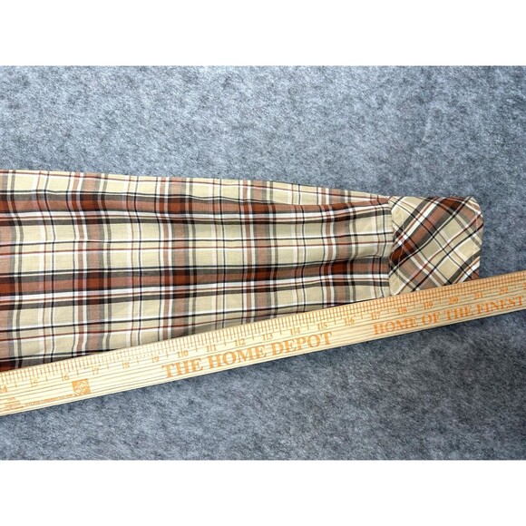 VINTAGE ATB Authentic Western Shirt Men's 15.5 Brown Outdoor Pearl Snap 34/35 - Picture 7 of 8